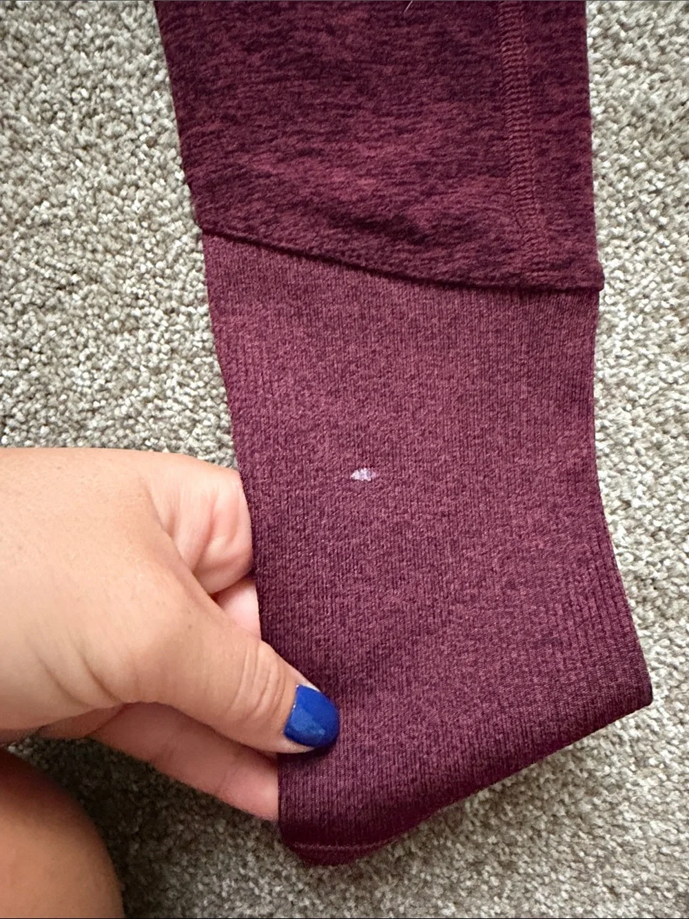 ALO Yoga Leggings — Burgundy & Green Camo Trio